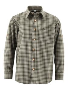 Детская традиционная рубашка Skimli оливкового цвета OS-Trachten