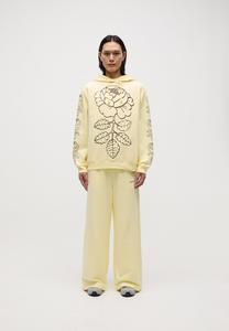 Худи Marimekko SANOMA VIHKIRUUSU PLACEMENT HOODIE UNISEX, Light Yellow/Dark Brown/Light Yellow