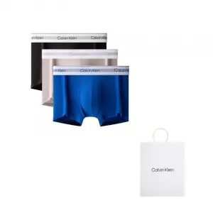 Современные трусы Gravity Band для мужчин, 3 шт Calvin Klein, черный/синий/сиреневый