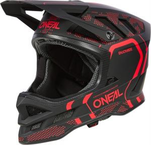 Шлем для скоростного спуска Oneal blade polyacrylite strike, Black Matt/Red