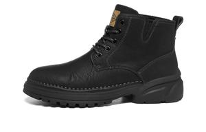 HLA Ботинки Martin мужские, черно-коричневые