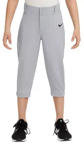 Мужские высокие бейсбольные брюки с 2 окантовками Nike Vapor Select, цвет Wolf Grey/Game Royal