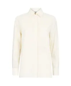 Рубашка с длинными рукавами с принтом под питона Roberto Cavalli, бежевый