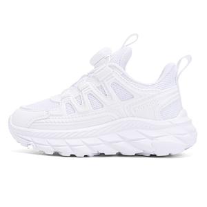 Кроссовки для бега с низким верхом, противоскользящие, амортизирующие, износостойкие, дышащие, детские BOBDOG, белый