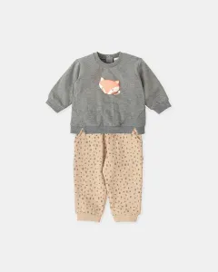 Детский комплект из двух частей Tutto Piccolo, темно-серый