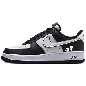 Nike Кроссовки Air Force 1 "Panda" с низким верхом, устойчивые к скольжению и износу, унисекс, белые