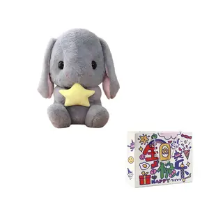 Плюшевая игрушка кролик с длинными ушами, высота 22см/32см/43см/65см/75см AZLCL