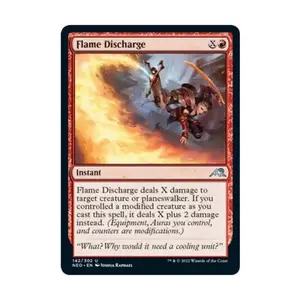 CCG Пламенный разряд (U), MTG - Kamigawa : Neon Dynasty