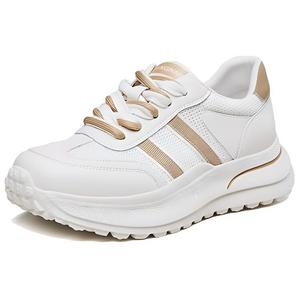 Кроссовки для образа жизни Женские низкие Kangnai, белый/фиолетовый