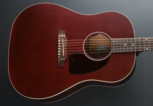 Gibson J-45 Special - Атласный винно-красный