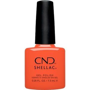 CND Shellac Ig-Night-Ed Полупрозрачный с желейным эффектом № 471 Оранжевый УФ-лак для ногтей — Коллекция Gleam & Glow
