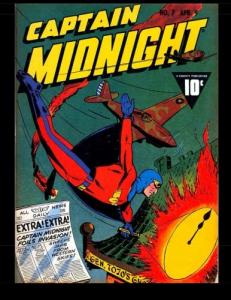 Captain Midnight #7: Classic Comics from the Golden Age 1943 (CreateSpace Independent Publishing Platform)