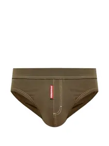 Трусы с декоративной строчкой Dsquared2, зеленый