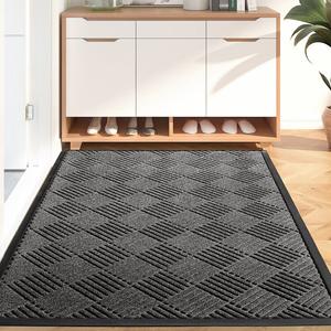 Dajiang Ковер 60x90 см для прихожей, грязеотталкивающий, самопрочищающийся, нескользящий