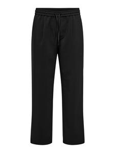 Свободные брюки со складками спереди Only & Sons WILL, черный