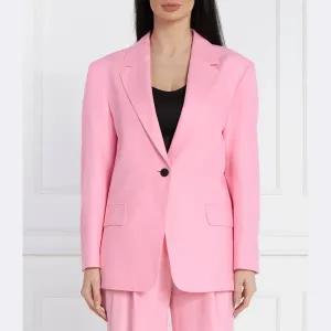 Элегантная куртка свободного кроя Agura с добавлением белья Hugo, розовый