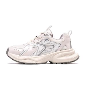 Низкие массивные кроссовки женские белые EBLAN