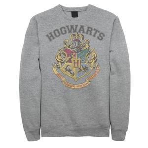 Мужской свитшот с винтажным логотипом Harry Potter, цвет Athletic Heather