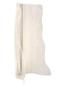 Настольная лампа "SAQUE" серебристого цвета