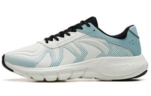 Кроссовки мужские с низким верхом цвета слоновой кости, белые/черные/серые, туманно-голубые Anta