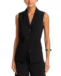 Жилет с застежкой на пуговицы сзади и эластичной застежкой AQUA, черный
