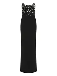 Декорированное платье Lynette без бретелей Rebecca Vallance, черный