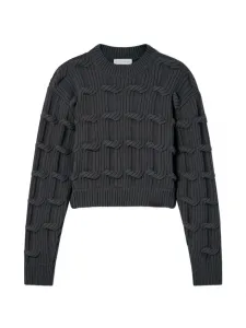 Свитер с круглым вырезом STELLA MCCARTNEY, серый