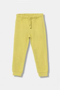 Детские хлопковые спортивные брюки United Colors Of Benetton, зеленый