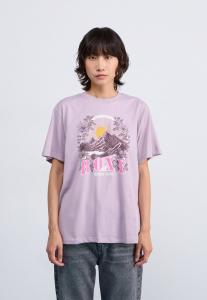 Футболка Roxy HANGLOOSE POSTER, Nirvana/Lilac