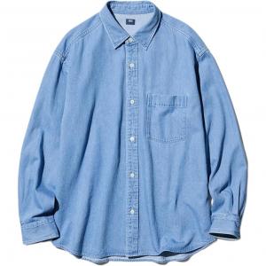 UNIQLO Мужская рубашка небесно-голубого цвета Sky Blue