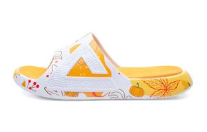 WUYUANHUANGLING x Tai Ji1.0 Противоскользящие устойчивые к истиранию шлепанцы женские PEAK, Бэймакс/Оранжево-желтый