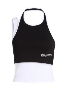 Топ KARL LAGERFELD JEANS, черный