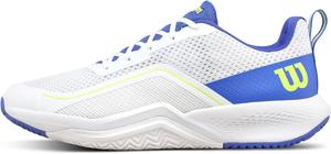 Мужские теннисные кроссовки Wilson Mens Rush Pro Lite, белый/синий/желтый