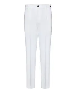 Брюки со шнурком и складками Michael Coal, белый