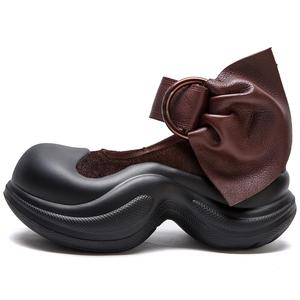 Туфли Мэри Джейн на платформе 6 см женские MATA, Black