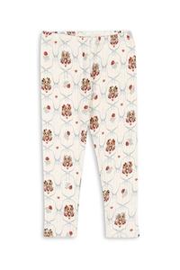 Детские хлопковые леггинсы MINNIE PANTS GOTS Konges Sløjd, бежевый