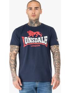Футболка Lion Two Tone Herren T-Shirt normale Passform Lonsdale, синий