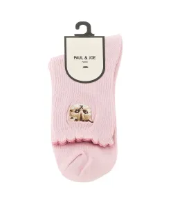 PAUL & JOE / (W) Paul & Joe / Носки Paul & Joe из 100% хлопка в рубчик с сетчатой текстурой