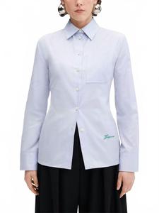 Светло-серая сорочка для костюма Jacquemus, светло-серый