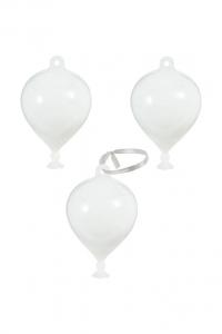 Рождественские елочные украшения, упаковка 3 шт. Pols Potten, белый