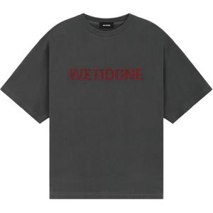 Футболка унисекс серая WE11DONE, серый