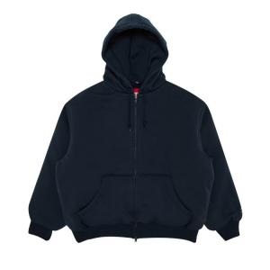 Толстовка Supreme x The North Face Down Filled Zip Up Hooded Sweatshirt, Navy