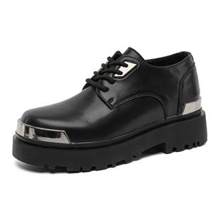 JETRAM Повседневные туфли мужские, черные, с внутренней стороны, увеличивающие рост на 7 см