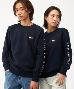 Толстовка с длинными рукавами из французской махровой ткани с логотипом, унисекс, эксклюзивно в интернет-магазине.