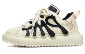 Обувь для повседневной носки унисекс с низким верхом бежевый/черный Pmt