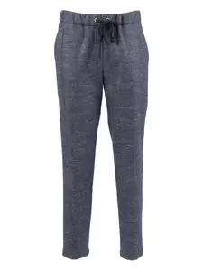 Брюки с эластичным поясом Lorena Antoniazzi, синий