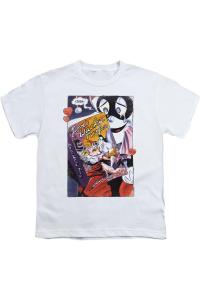 Бэтмен любит безумную ярость, футболка с коротким рукавом для детей Gildan, белый