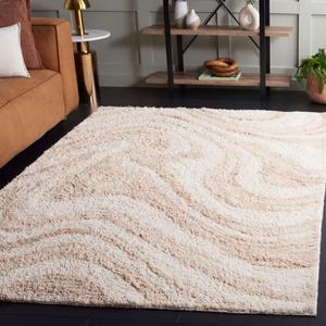 Ковер SAFAVIEH, 153 x 244 см, Vermont Collection, Ivory & Beige, ручной работы из шерсти, идеально для гостиной, столовой, спальни (VRM227A)