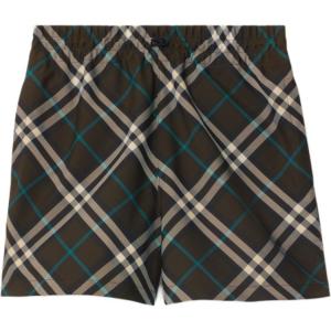 Шорты Checked Burberry, коричневый