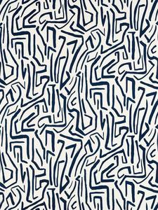 Индивидуальные пошитые на заказ шторы Melodic Harlequin, Japanese Ink/Origami